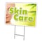 Signmission Skin Care Yard Sign & Stake outdoor plastic coroplast window, C-2436-DS-Skin Care C-2436-DS-Skin Care - alternate 1